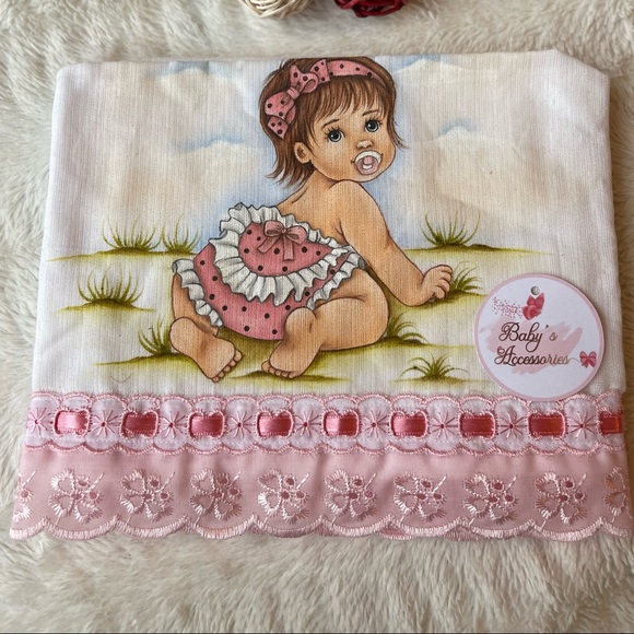 Muslin baby swaddle (Handmade) - Picture 12 of 16